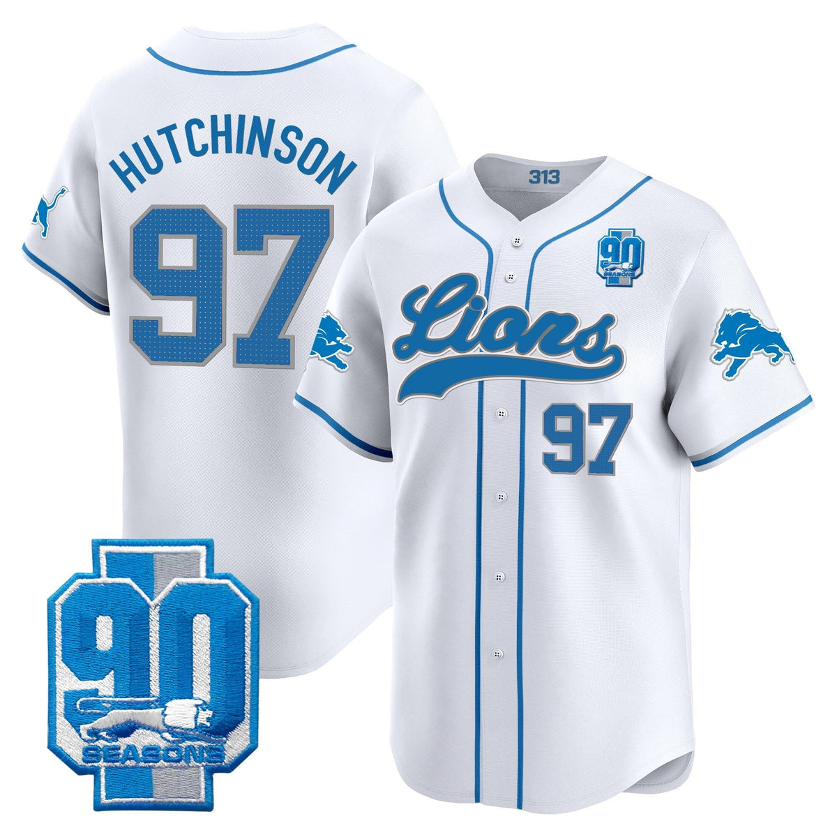 DET 2025 Vapor Baseball Jersey - All Stitched