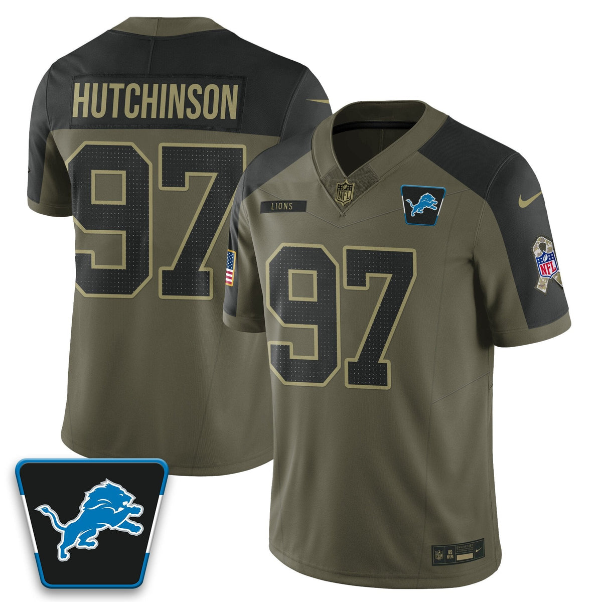 DET 2025 Salute to Service Limited Jersey