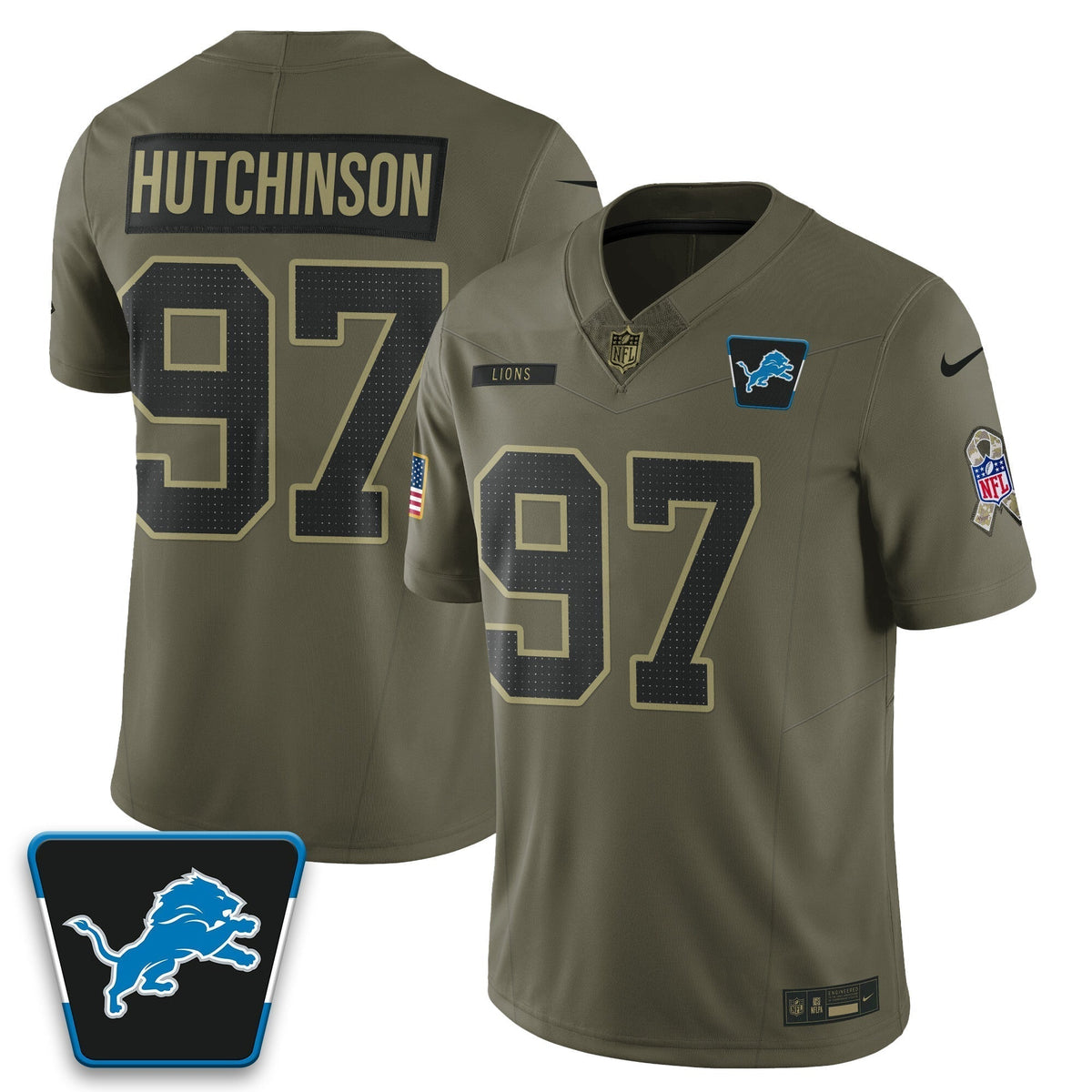 DET 2025 Salute to Service Limited Jersey