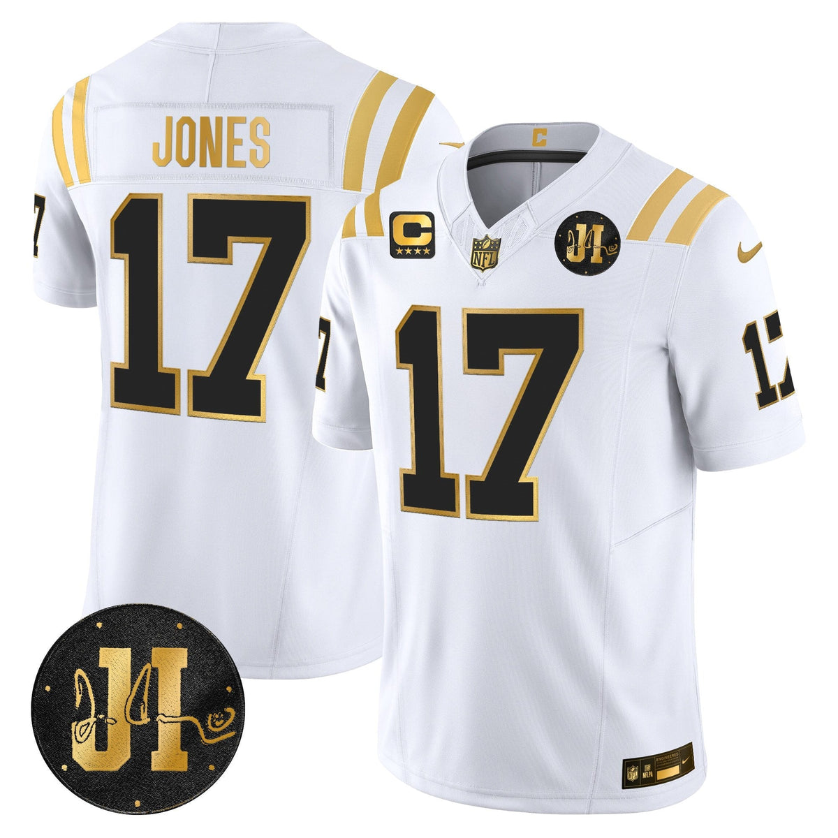 IND 2025 Jim Irsay Patch Gold Vapor Limited Jersey