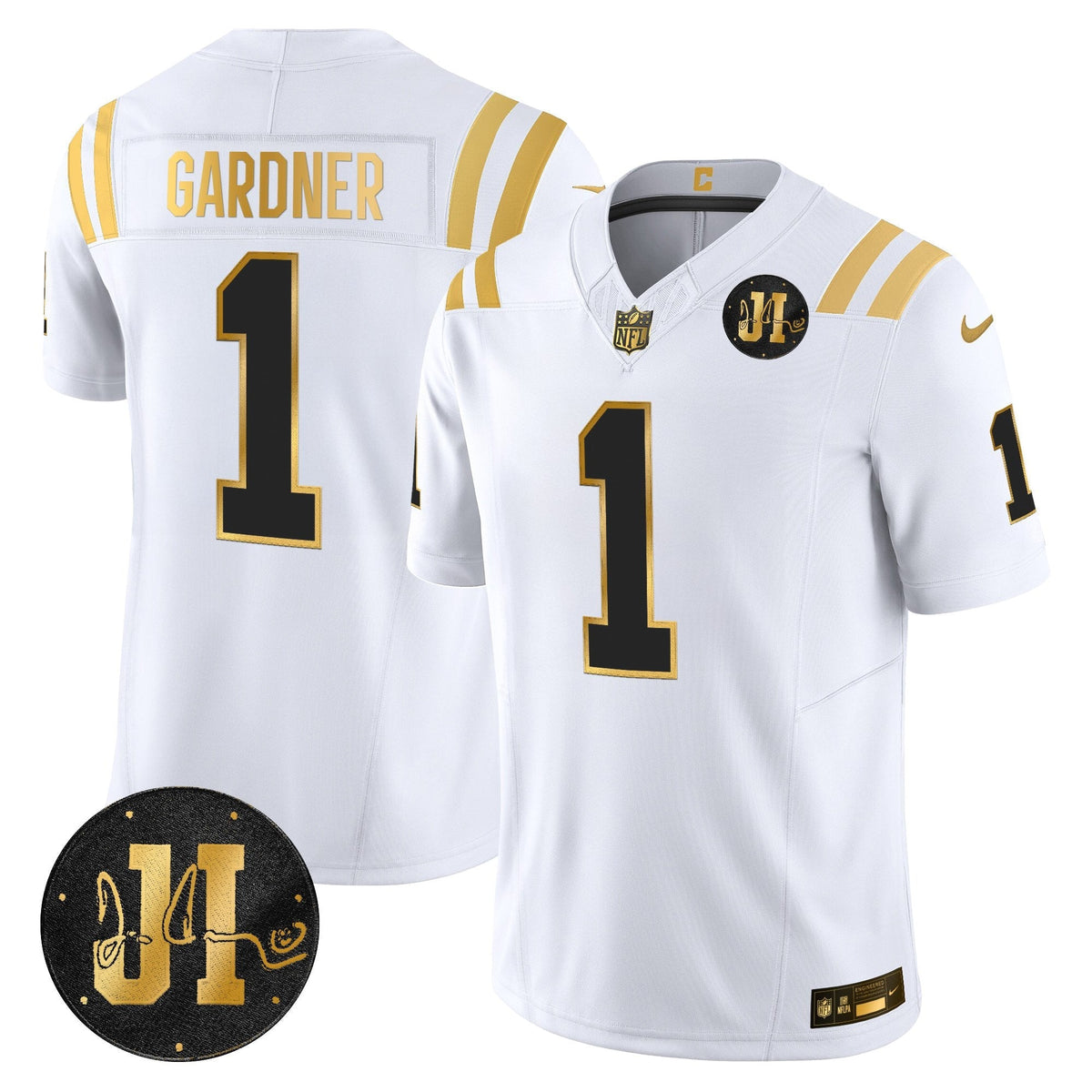 IND 2025 Jim Irsay Patch Gold Vapor Limited Jersey