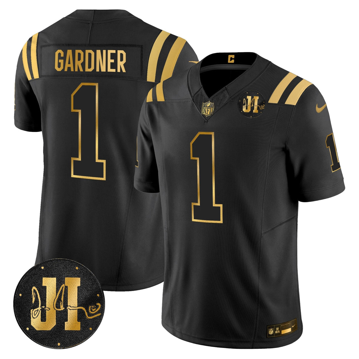 IND 2025 Jim Irsay Patch Gold Vapor Limited Jersey