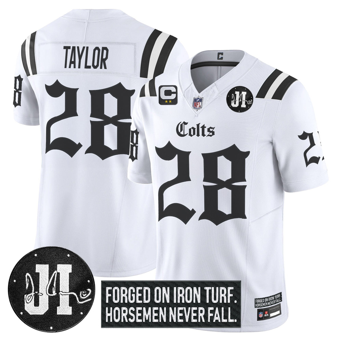 IND 2025 'Gothic Iron Hoof Edition' Vapor Limited Jersey - Jim Irsay Patch