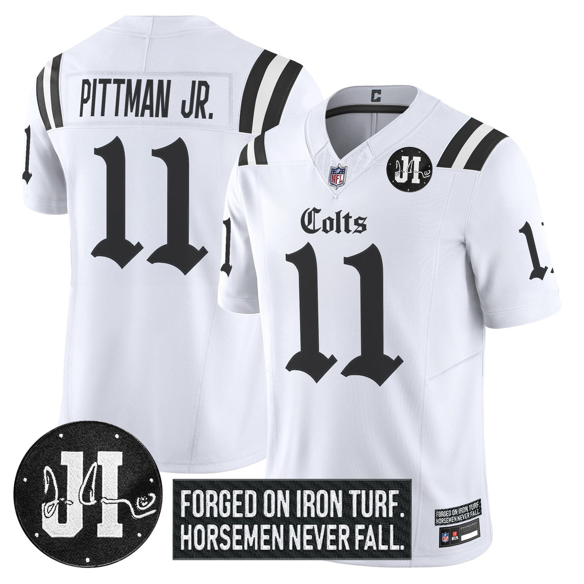 IND 2025 'Gothic Iron Hoof Edition' Vapor Limited Jersey - Jim Irsay Patch