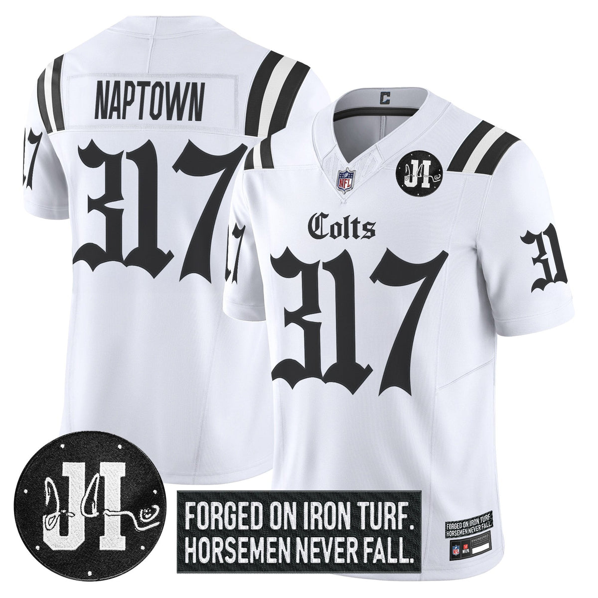 IND 2025 'Gothic Iron Hoof Edition' Vapor Limited Jersey - Jim Irsay Patch