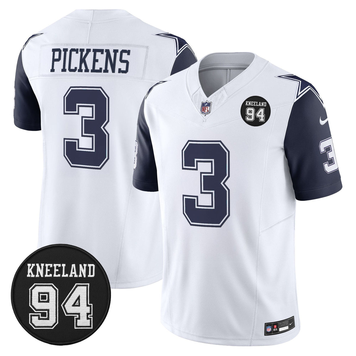 DAL #94 Marshawn Kneeland Memorial Patch Vapor Limited Jersey
