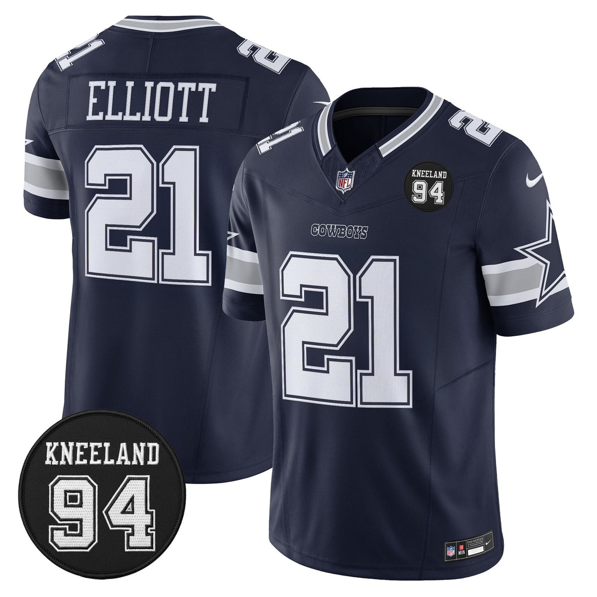 DAL #94 Marshawn Kneeland Memorial Patch Vapor Limited Jersey