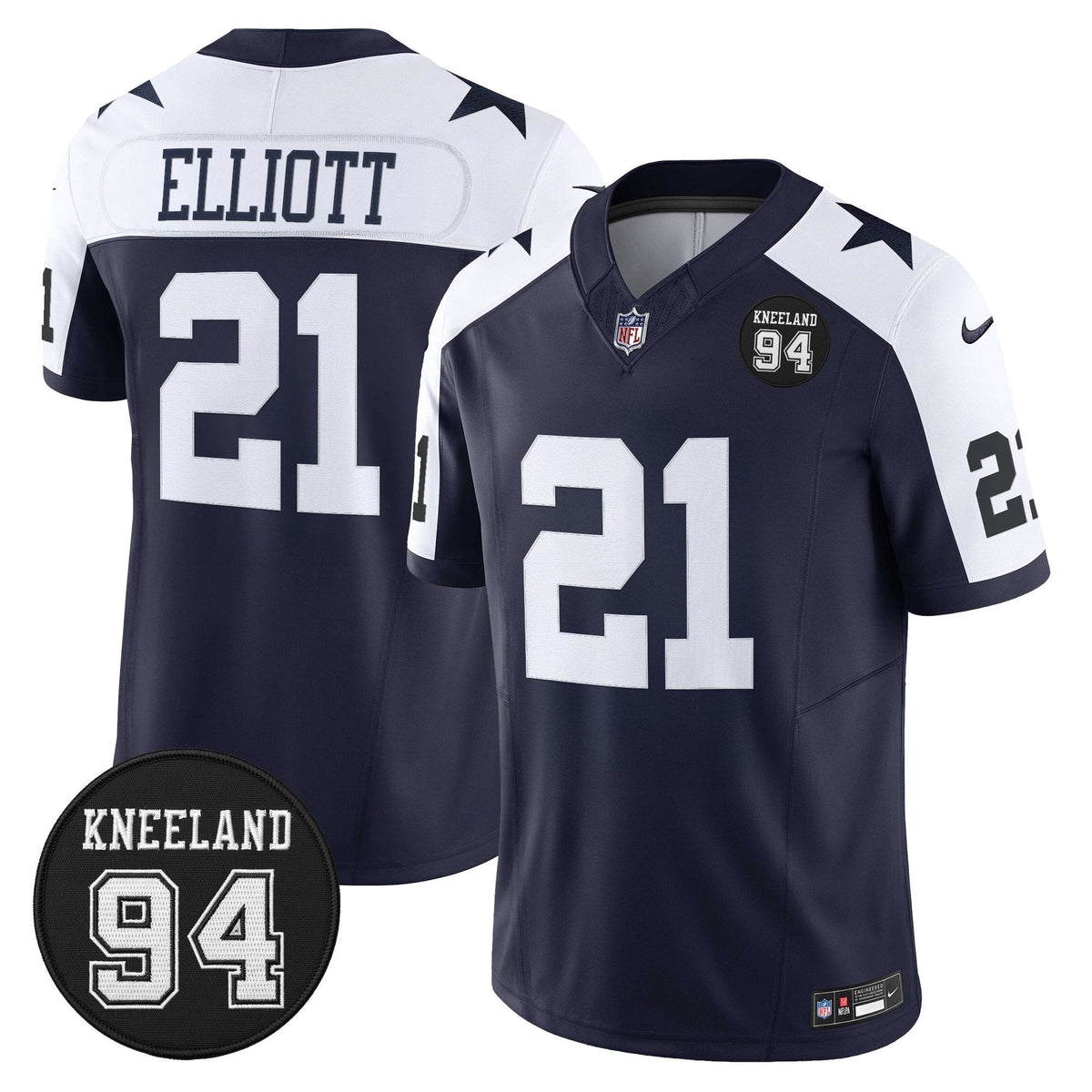 DAL #94 Marshawn Kneeland Memorial Patch Vapor Limited Jersey
