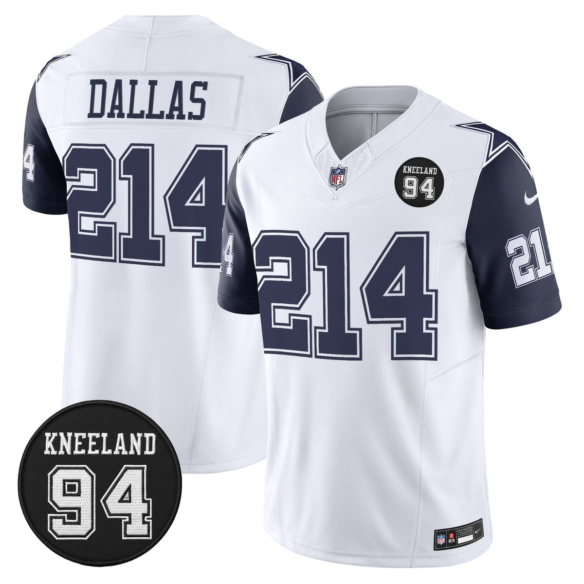 DAL #94 Marshawn Kneeland Memorial Patch Vapor Limited Jersey