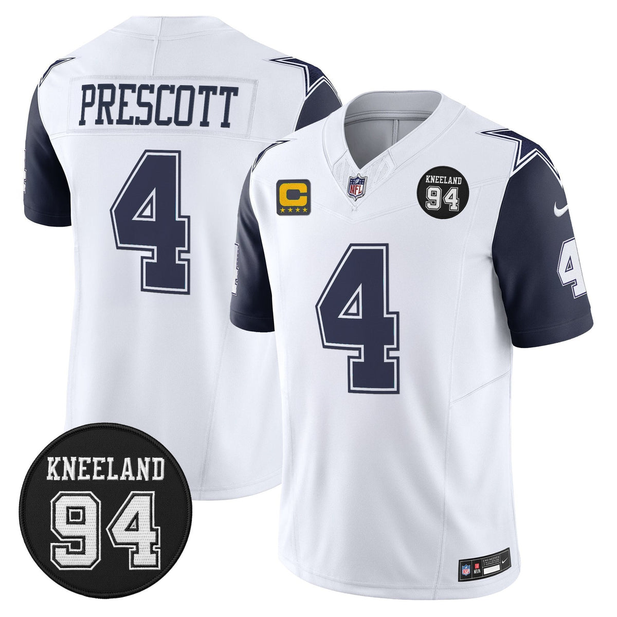 DAL #94 Marshawn Kneeland Memorial Patch Vapor Limited Jersey