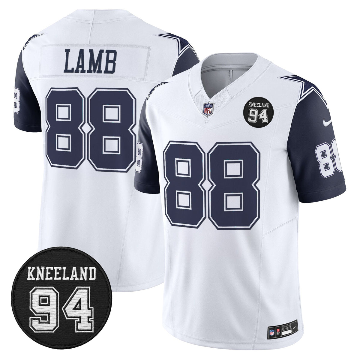 DAL #94 Marshawn Kneeland Memorial Patch Vapor Limited Jersey