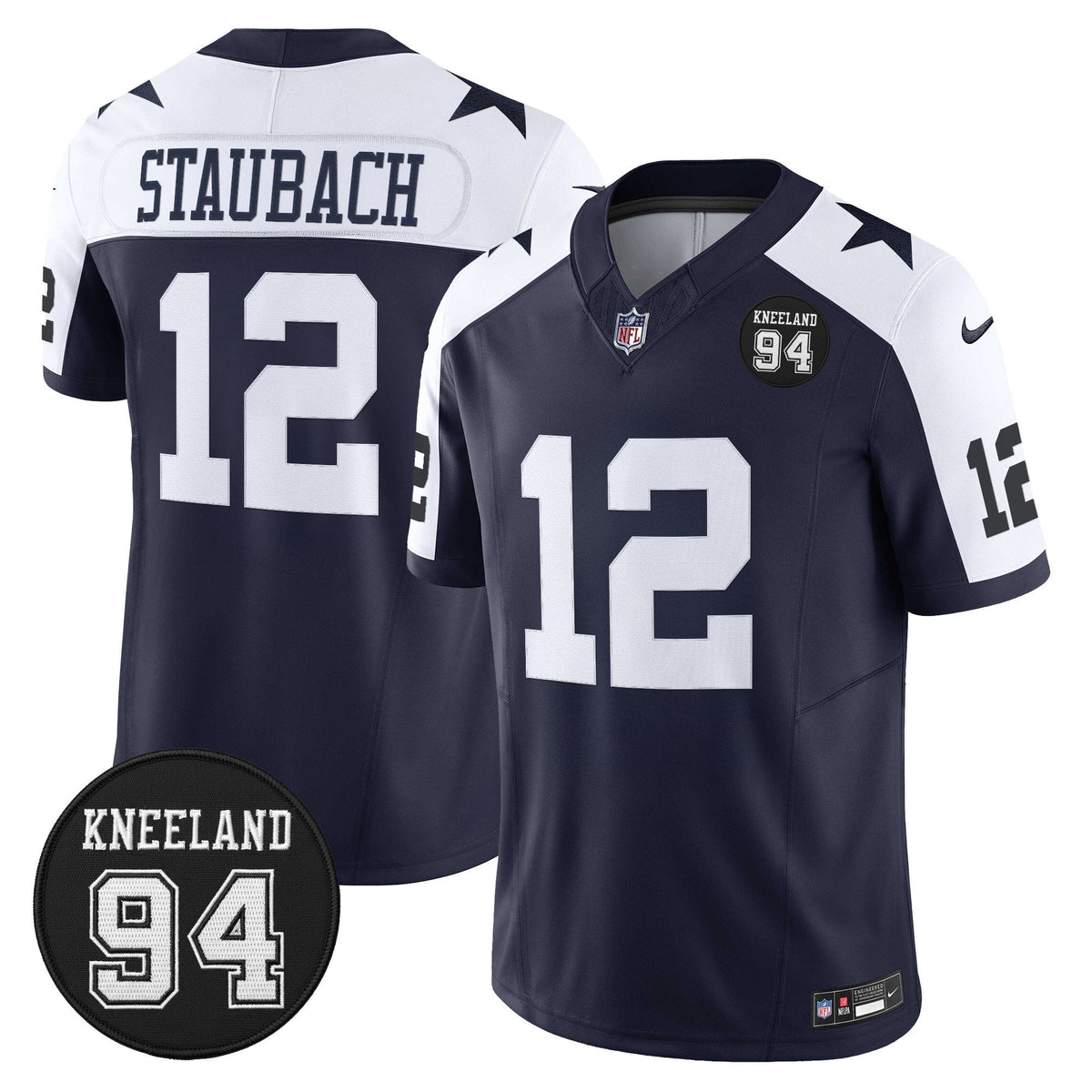 DAL #94 Marshawn Kneeland Memorial Patch Vapor Limited Jersey