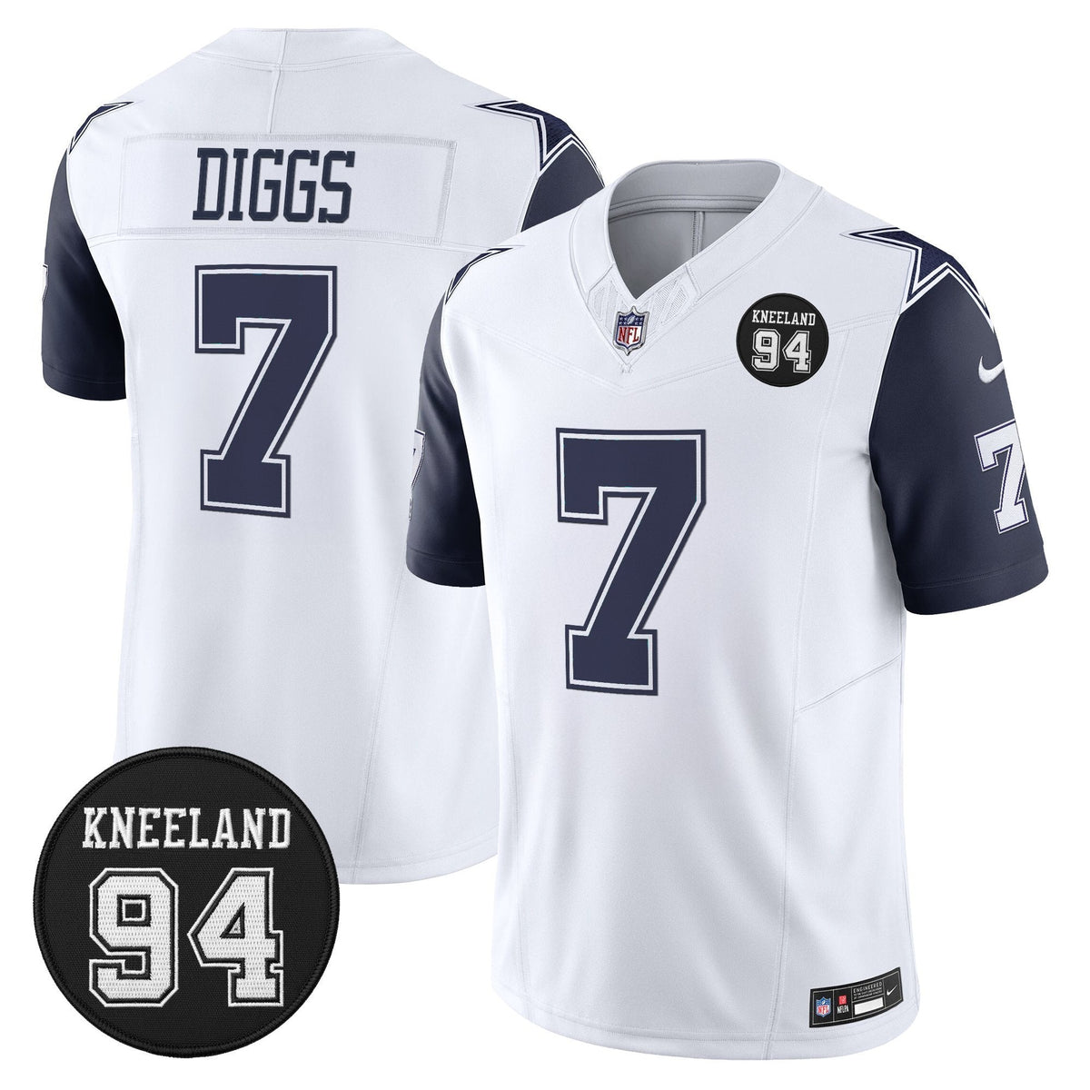 DAL #94 Marshawn Kneeland Memorial Patch Vapor Limited Jersey