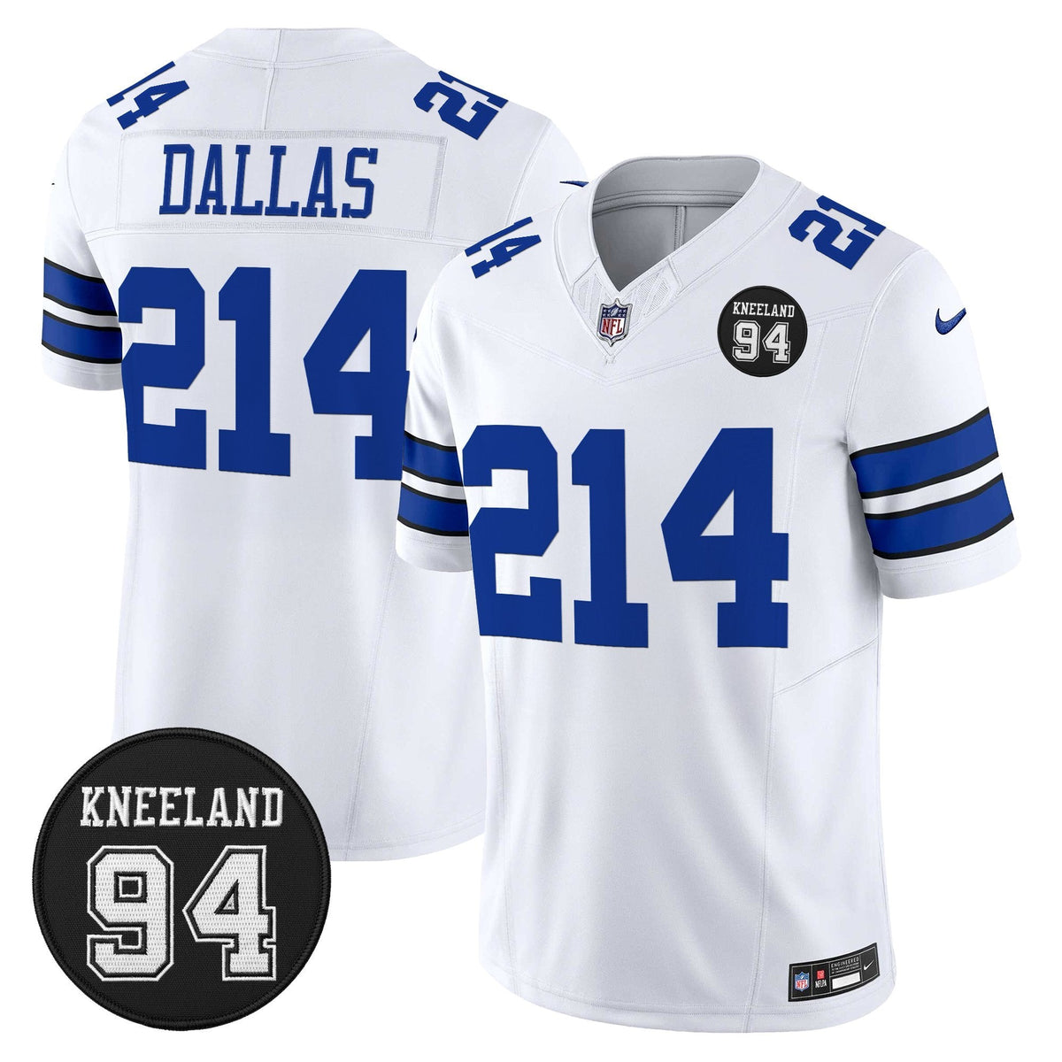 DAL #94 Marshawn Kneeland Memorial Patch Vapor Limited Jersey