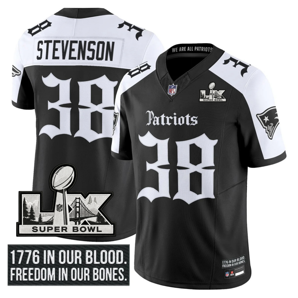 NE SB LX Patch Vapor Limited Gothic Jersey