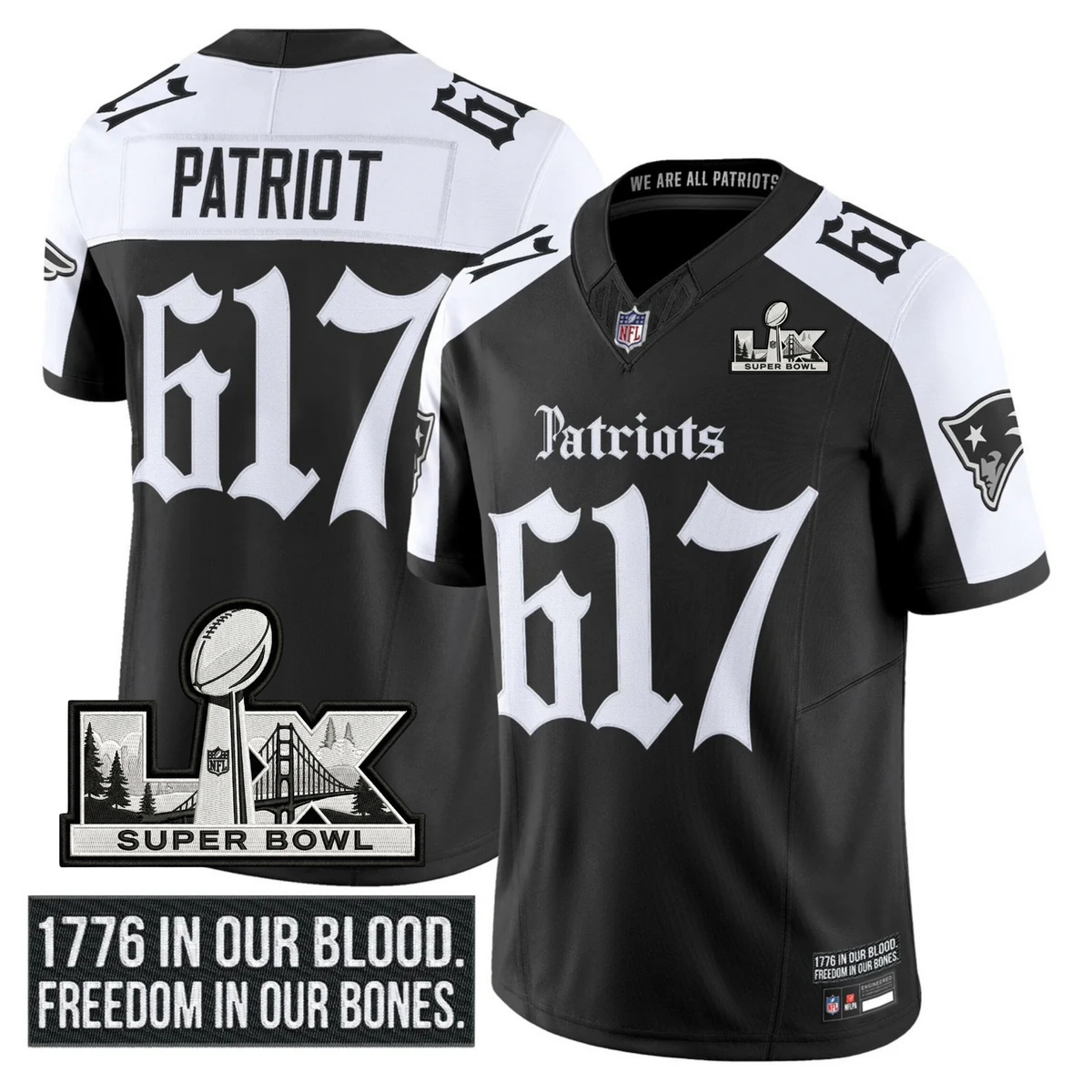 NE SB LX Patch Vapor Limited Gothic Jersey