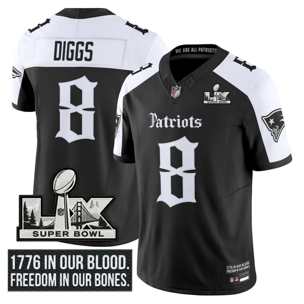 NE SB LX Patch Vapor Limited Gothic Jersey