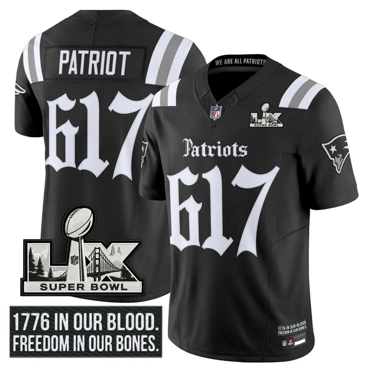 NE SB LX Patch Vapor Limited Gothic Jersey