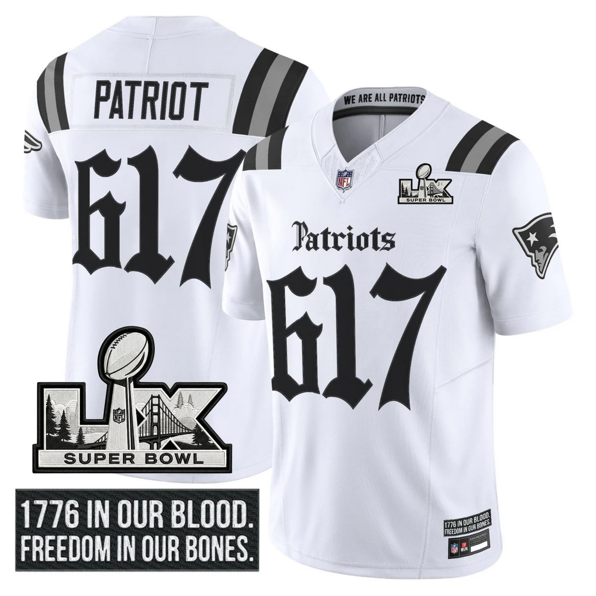 NE SB LX Patch Vapor Limited Gothic Jersey