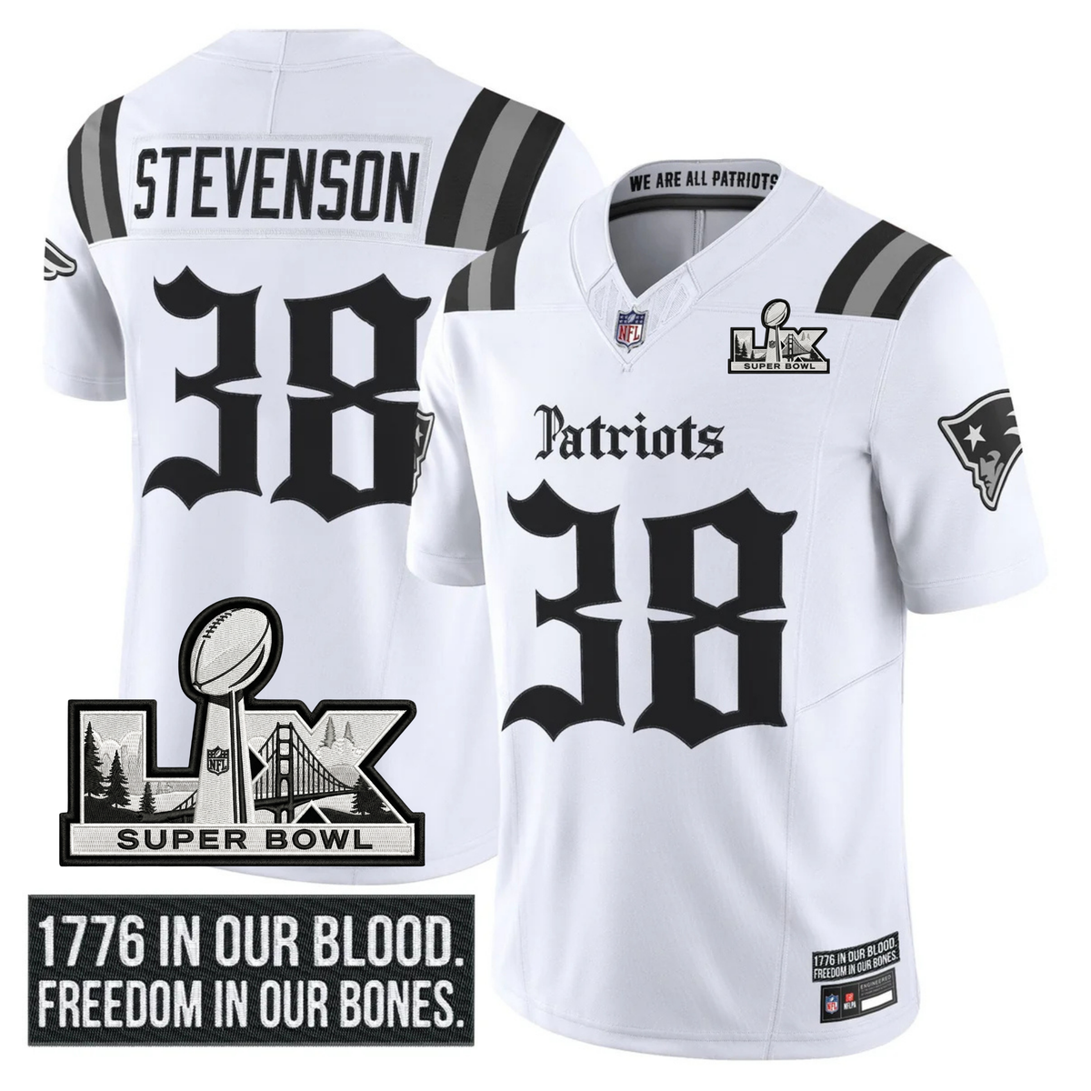 NE SB LX Patch Vapor Limited Gothic Jersey