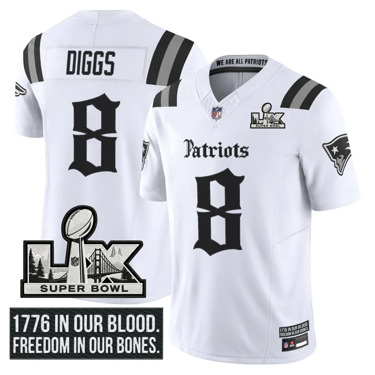 NE SB LX Patch Vapor Limited Gothic Jersey