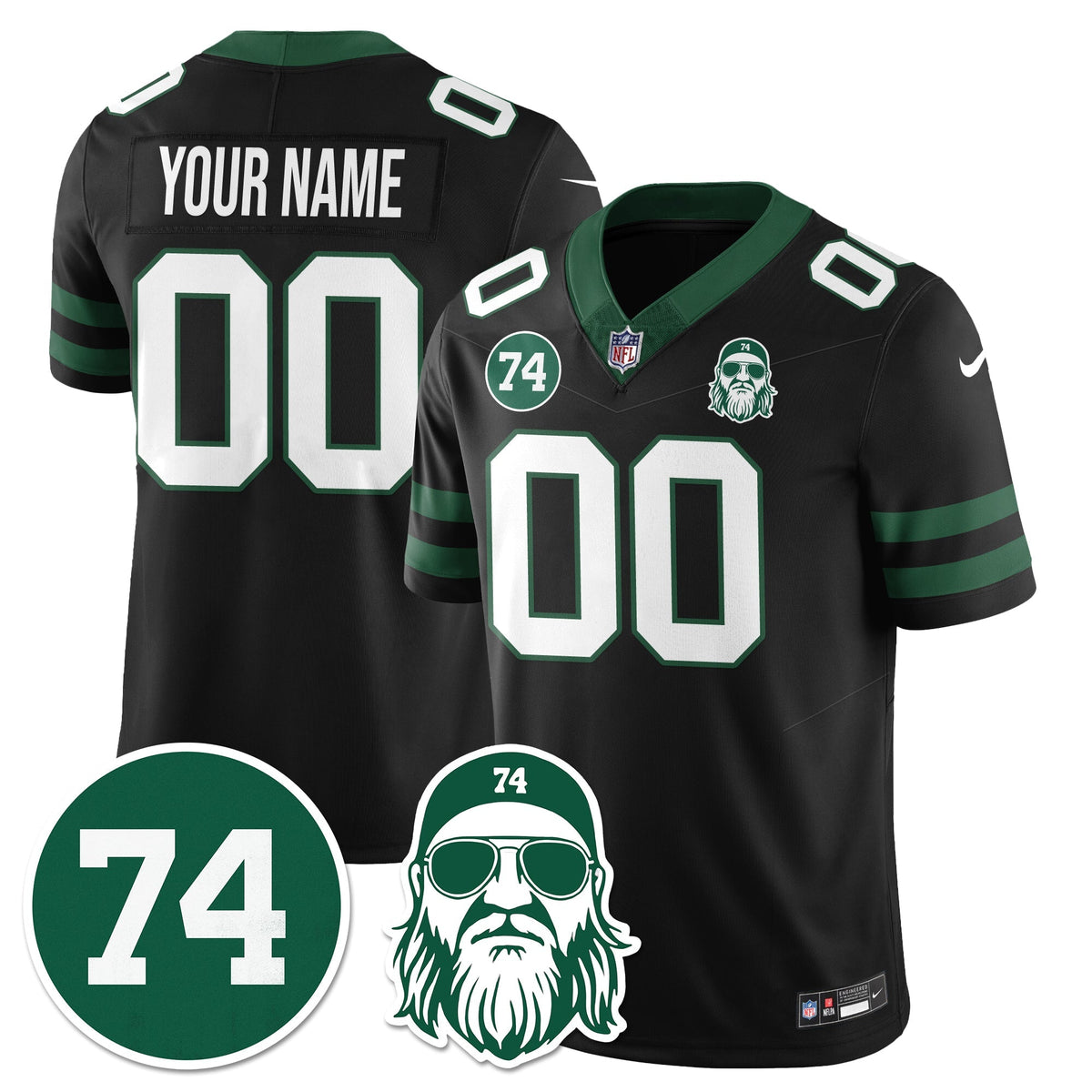 NYJ Vapor Limited Jersey - Nick Mangold Patch