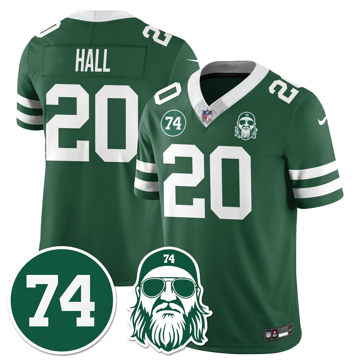 NYJ Vapor Limited Jersey - Nick Mangold Patch