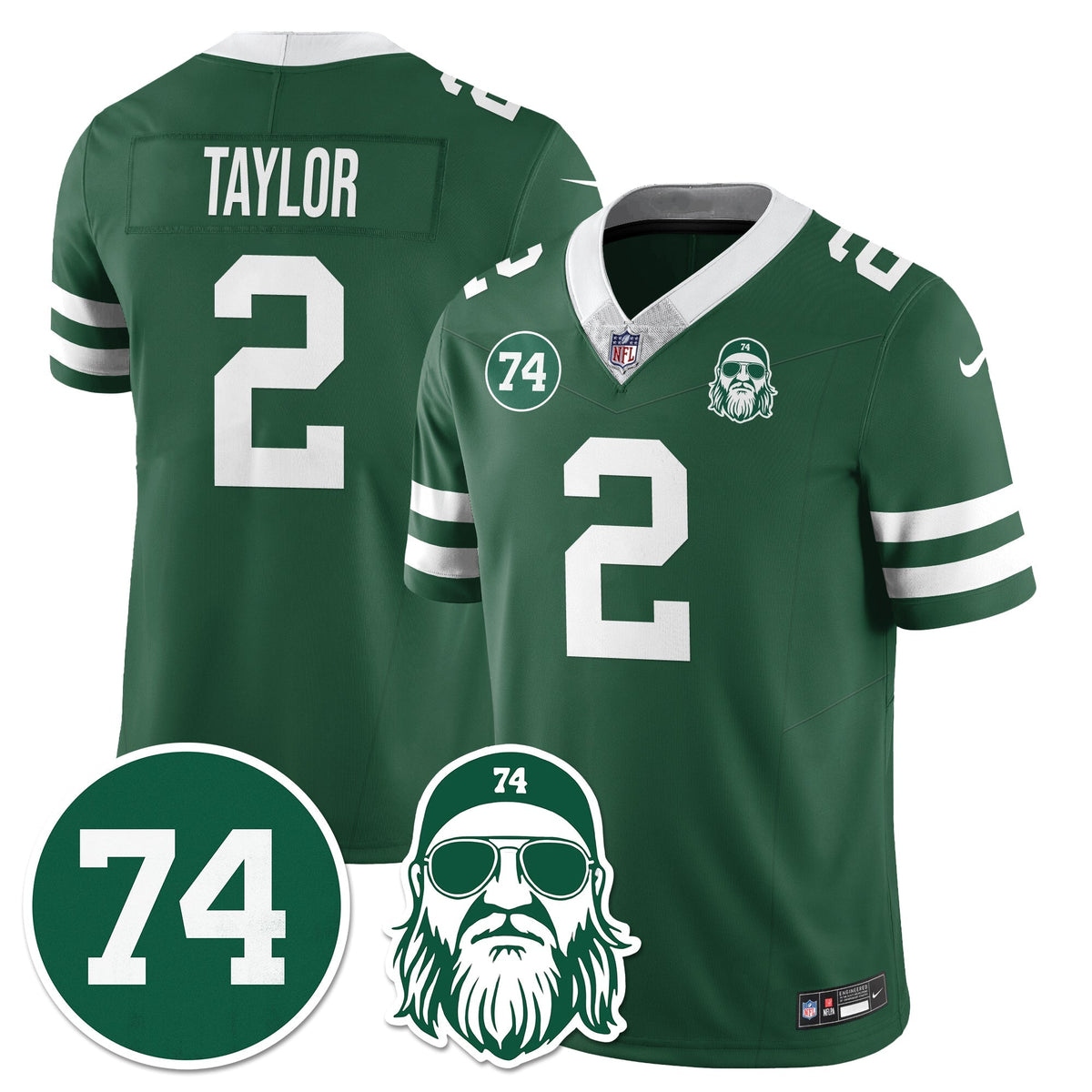 NYJ Vapor Limited Jersey - Nick Mangold Patch