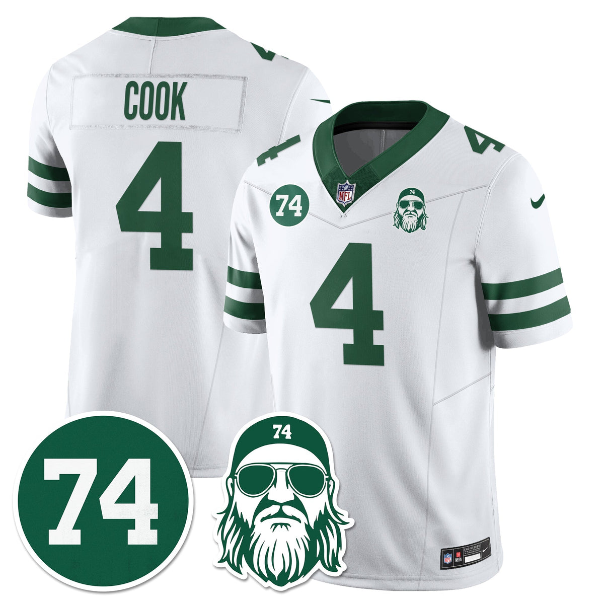 NYJ Vapor Limited Jersey - Nick Mangold Patch