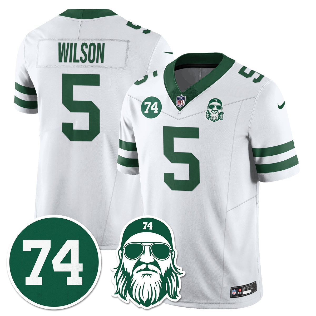 NYJ Vapor Limited Jersey - Nick Mangold Patch