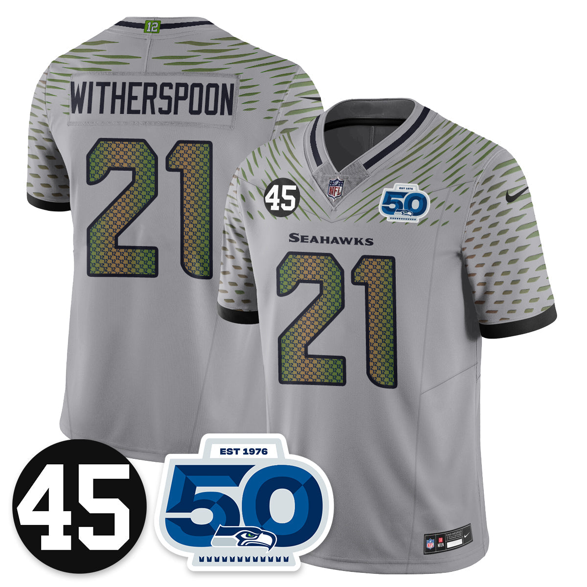 SEA Vapor Limited Jersey - Honor Kenny Easley