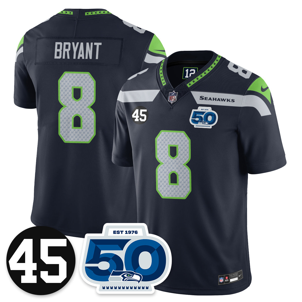 SEA Vapor Limited Jersey - Honor Kenny Easley