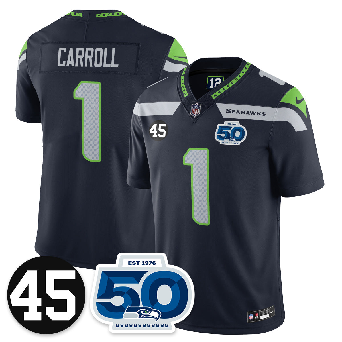 SEA Vapor Limited Jersey - Honor Kenny Easley