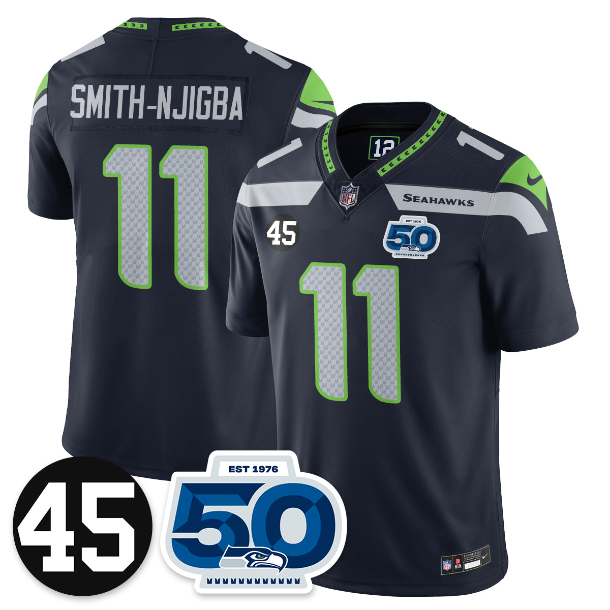 SEA Vapor Limited Jersey - Honor Kenny Easley