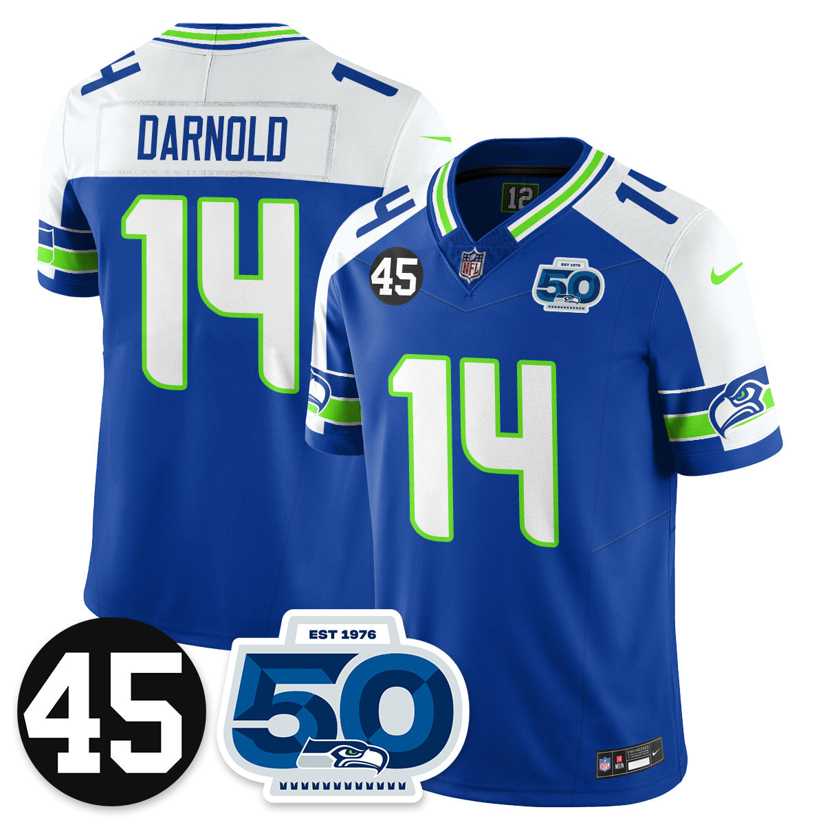 SEA Vapor Limited Jersey - Honor Kenny Easley
