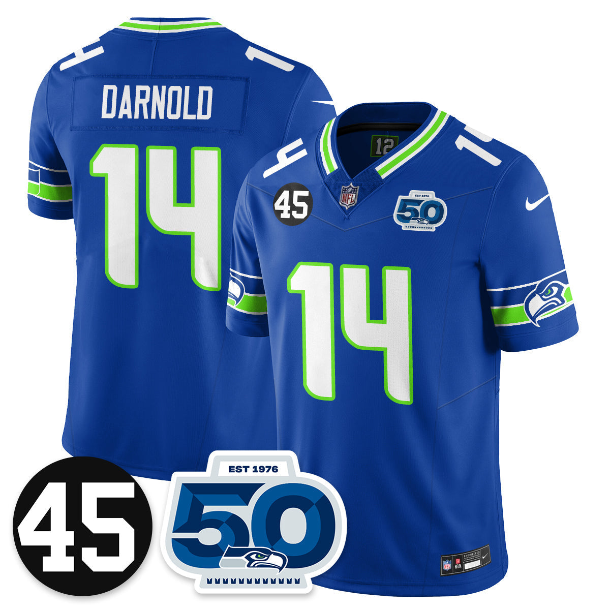 SEA Vapor Limited Jersey - Honor Kenny Easley