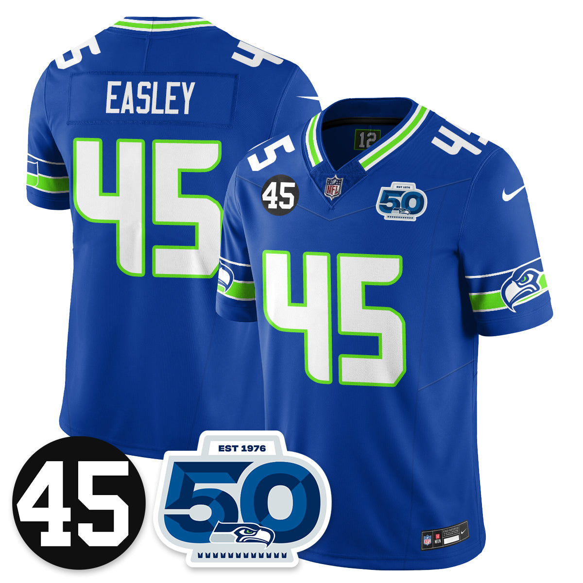 SEA Vapor Limited Jersey - Honor Kenny Easley