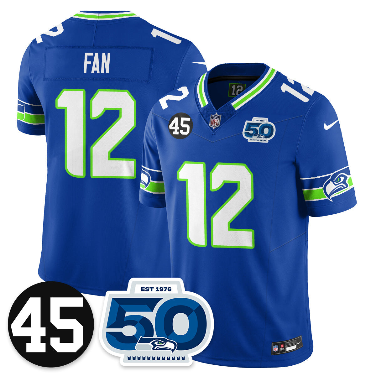 SEA Vapor Limited Jersey - Honor Kenny Easley