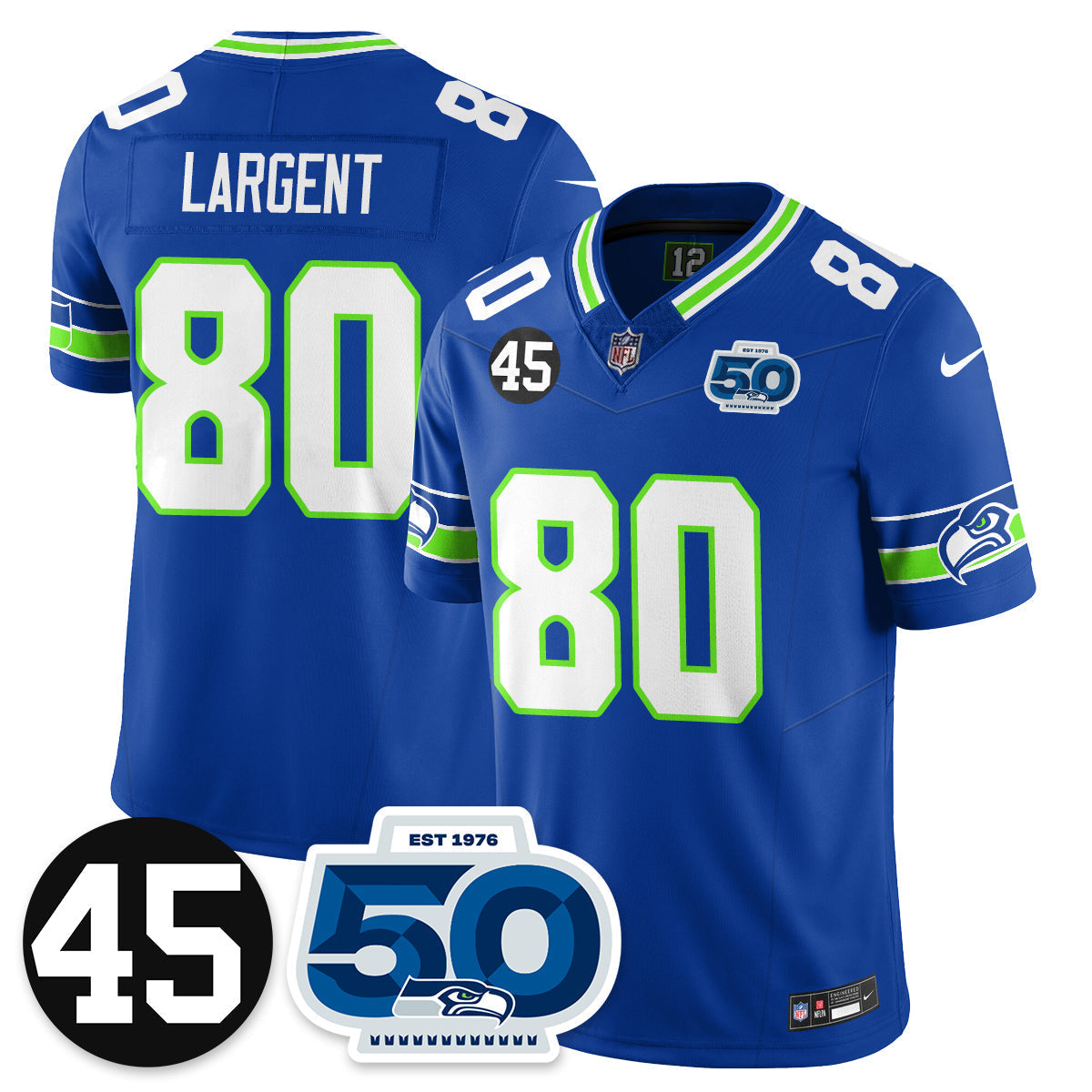 SEA Vapor Limited Jersey - Honor Kenny Easley