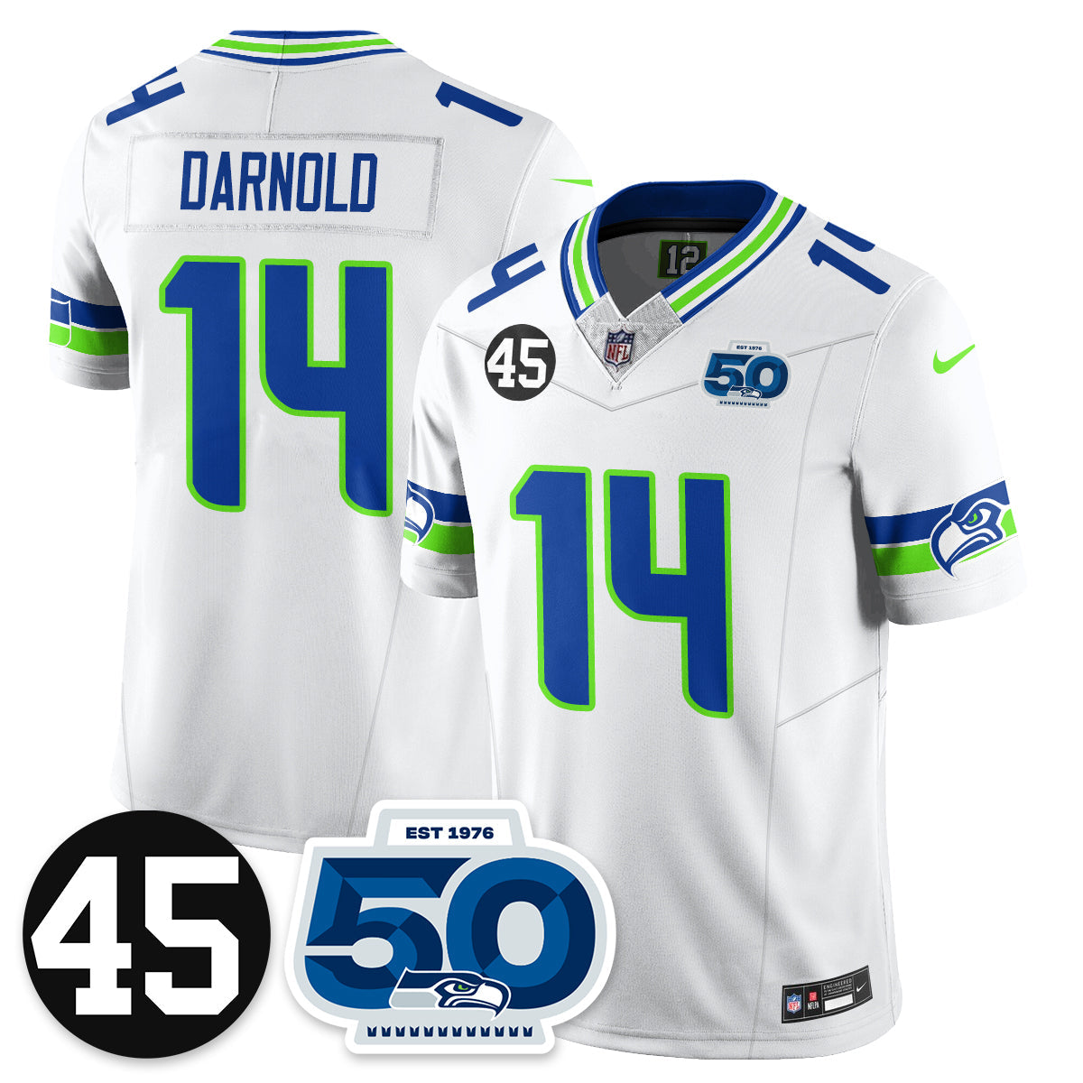 SEA Vapor Limited Jersey - Honor Kenny Easley