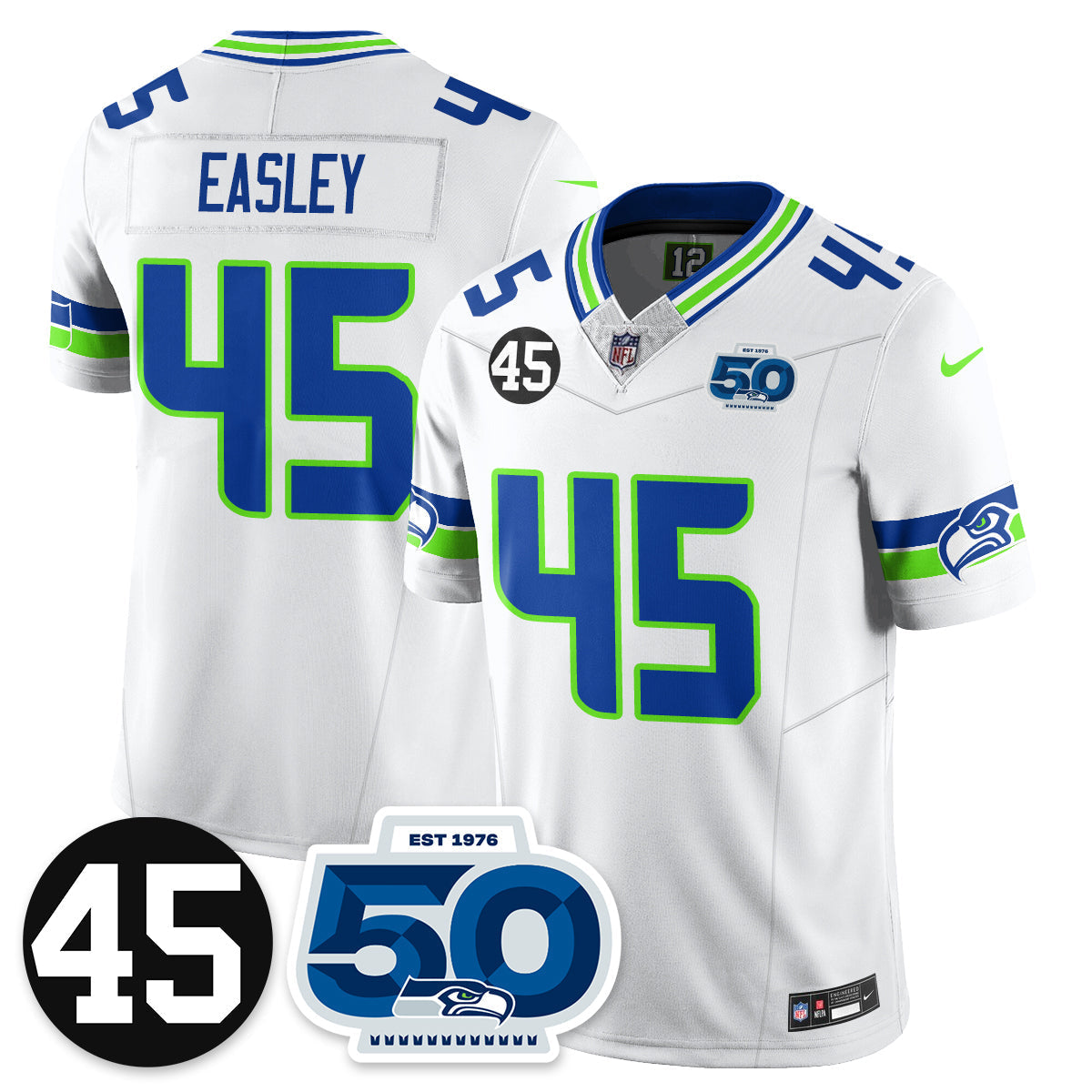 SEA Vapor Limited Jersey - Honor Kenny Easley