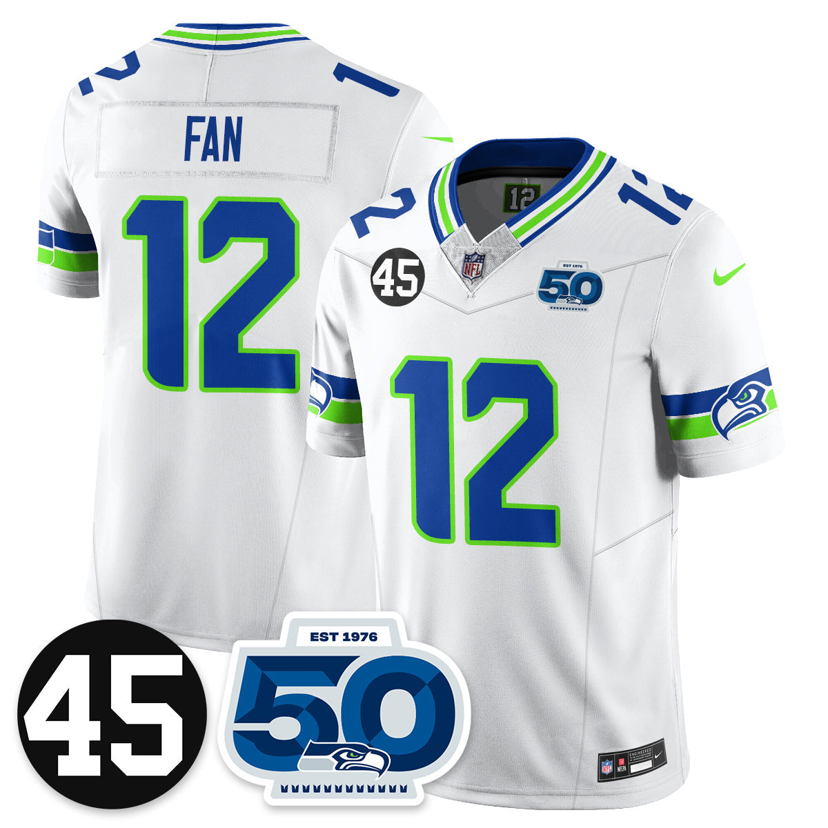 SEA Vapor Limited Jersey - Honor Kenny Easley