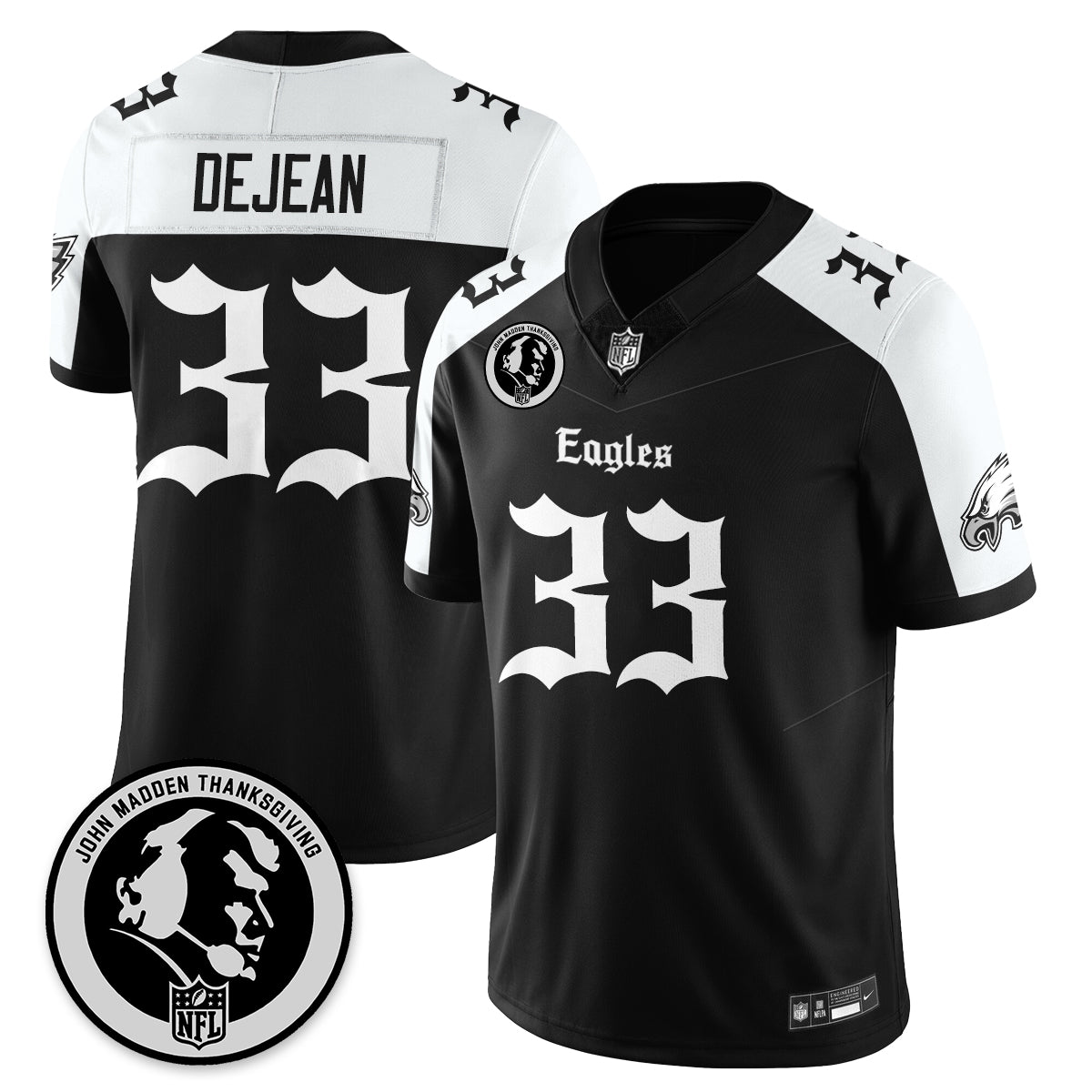 PHI Gothic Vapor Limited Jersey - John Madden Patch