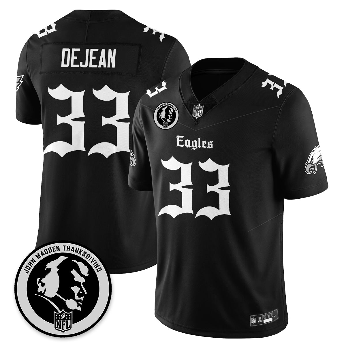 PHI Gothic Vapor Limited Jersey - John Madden Patch