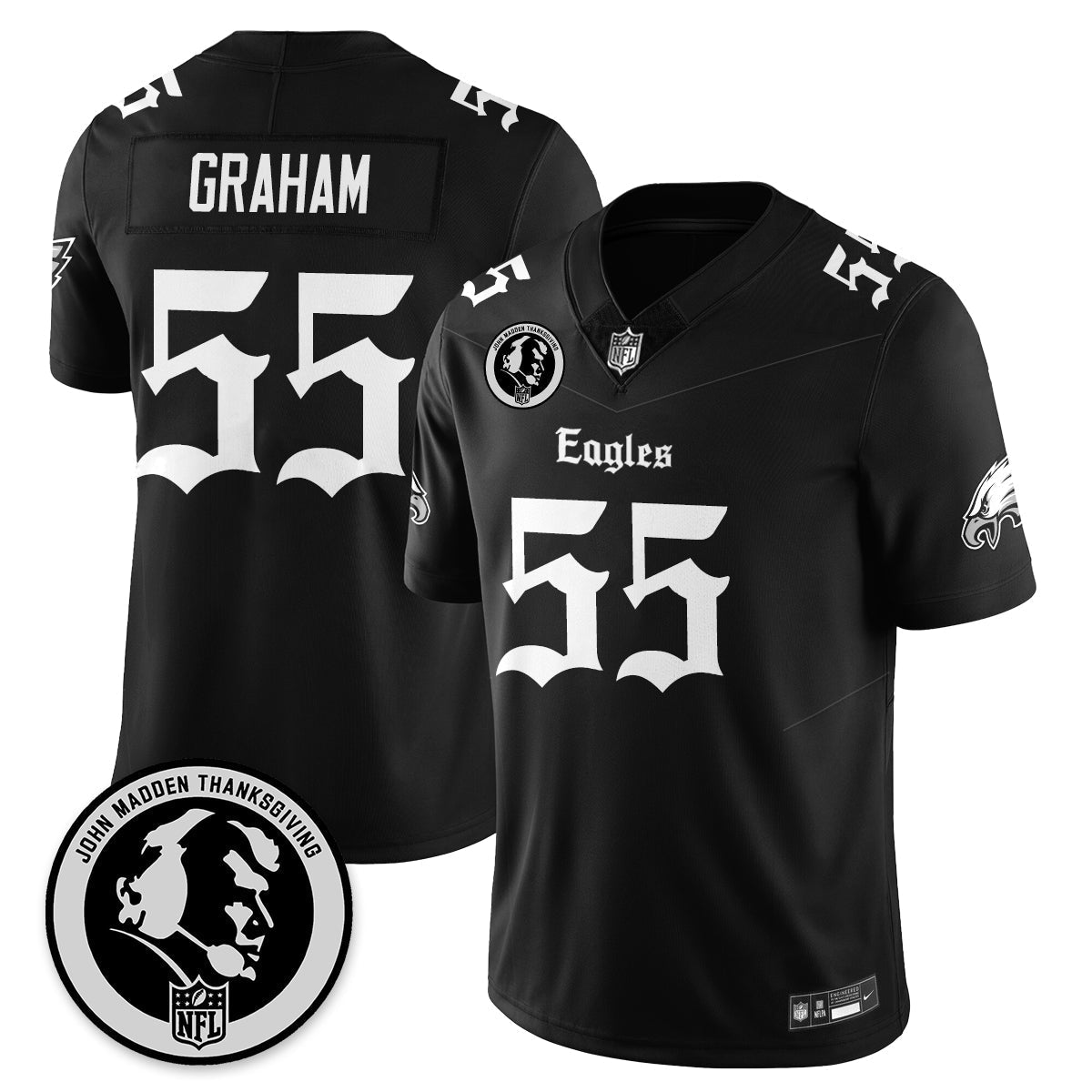 PHI Gothic Vapor Limited Jersey - John Madden Patch