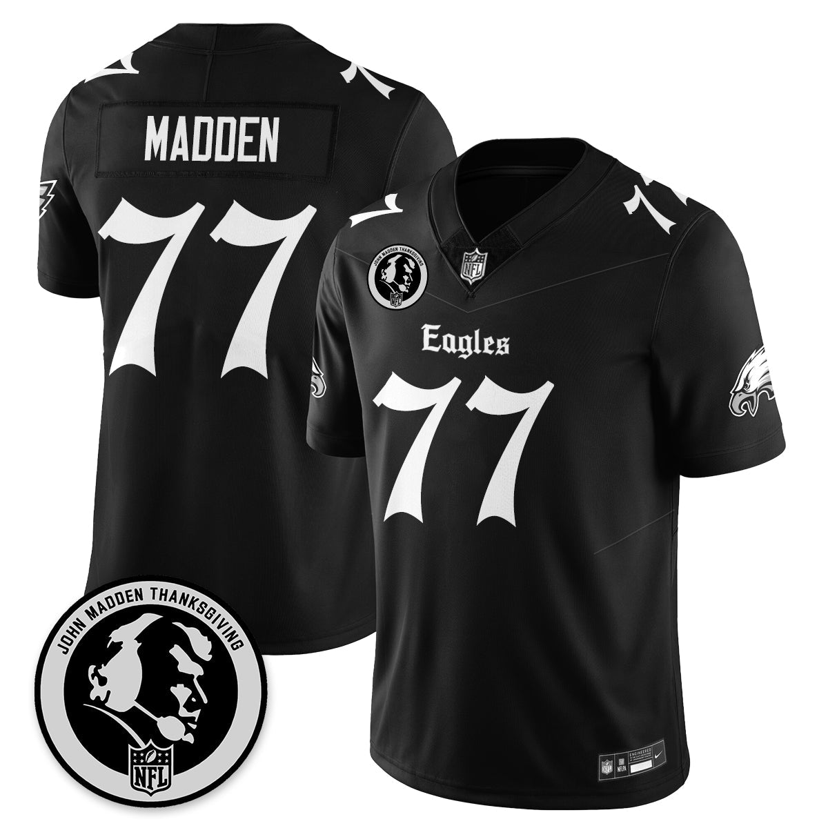 PHI Gothic Vapor Limited Jersey - John Madden Patch