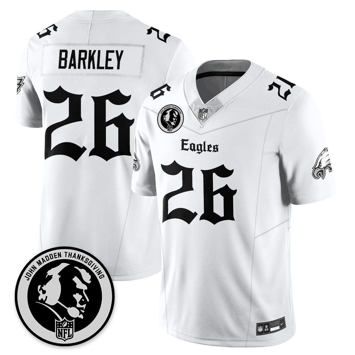 PHI Gothic Vapor Limited Jersey - John Madden Patch