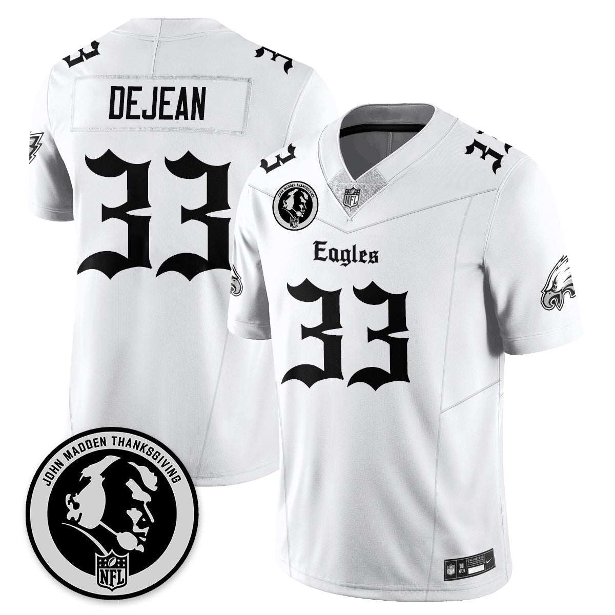 PHI Gothic Vapor Limited Jersey - John Madden Patch