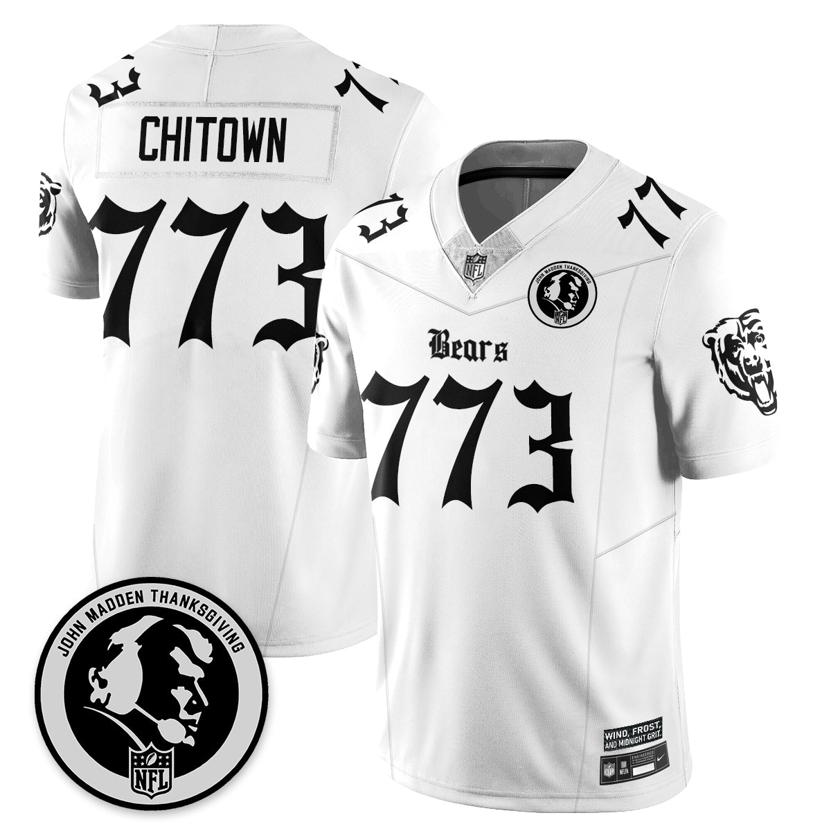CHI Gothic Vapor Limited Jersey - John Madden Patch