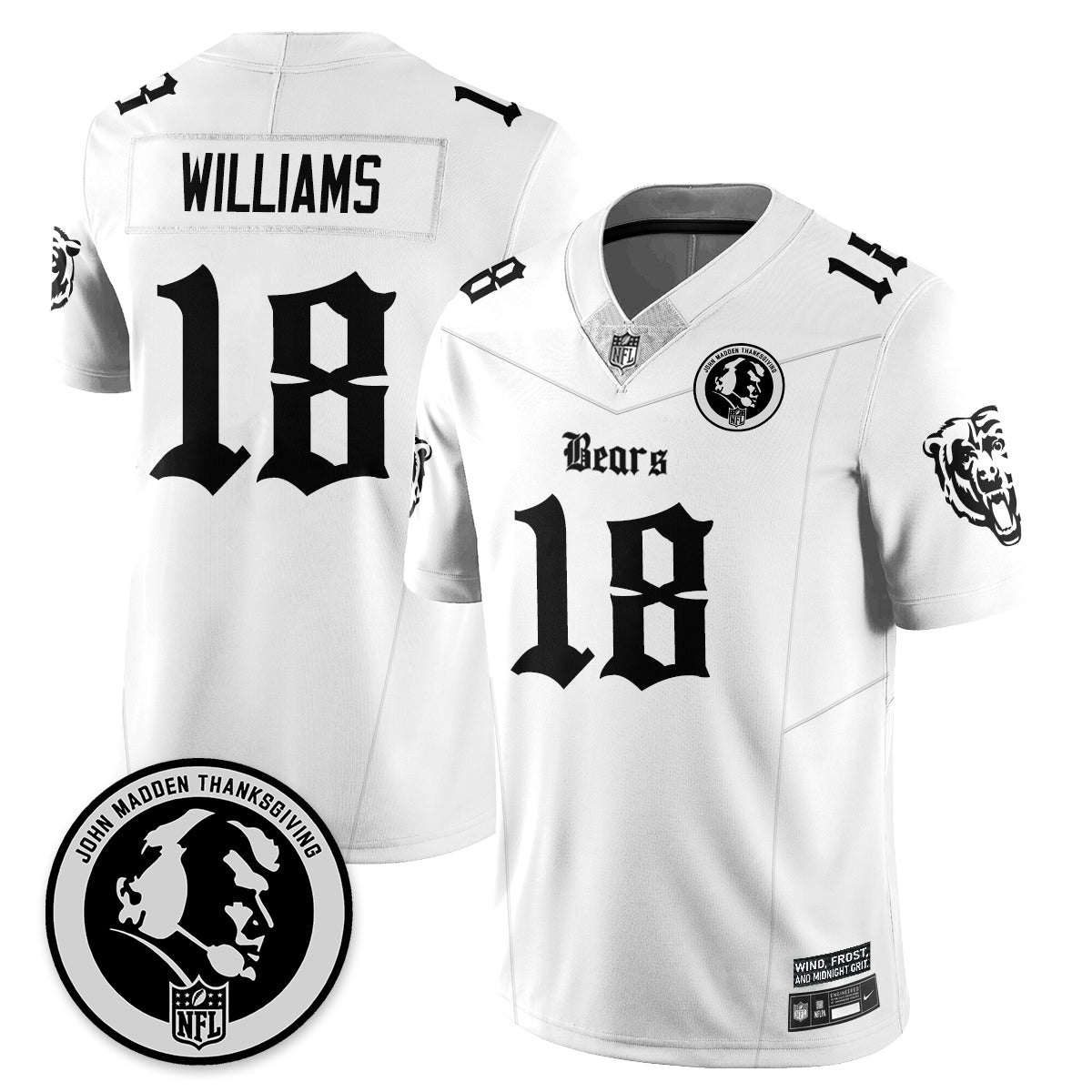 CHI Gothic Vapor Limited Jersey - John Madden Patch